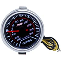 THG Nueva 2 &quot-White Digital LED -30PSI-35psi Turbo Boost Gauge Vac¨ªo Universal Fit Auto Motor del autom¨®vil del coche